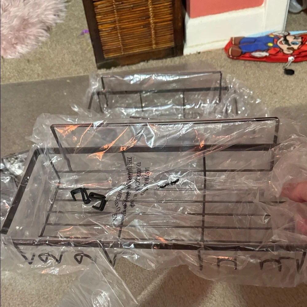 Metal Wire Wall Baskets Set